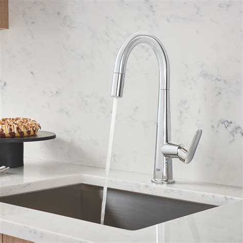 mixer tap kitchen sink|GROHE Veletto – Single Lever Kitchen Sink Mixer。